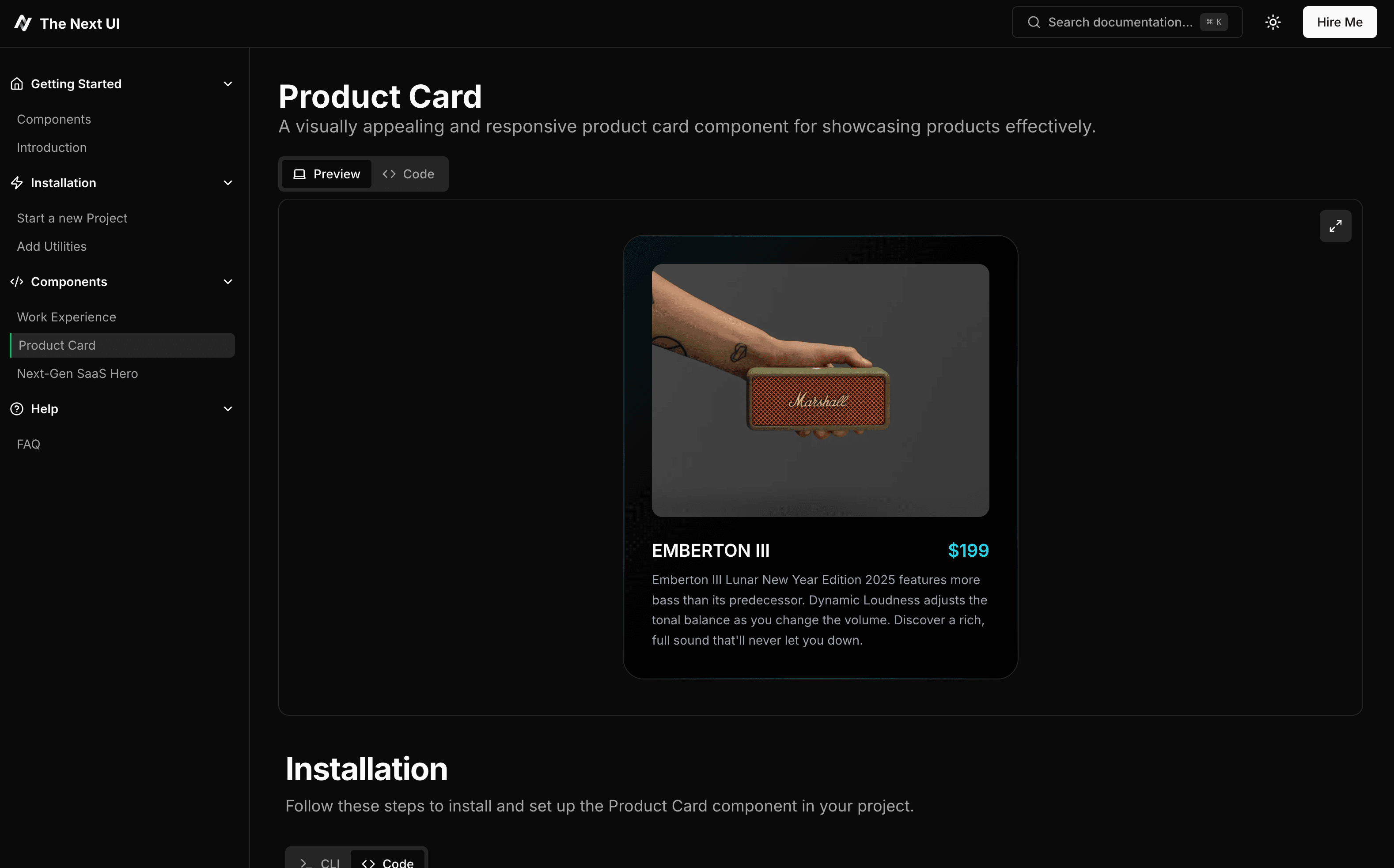 Dashboard Preview